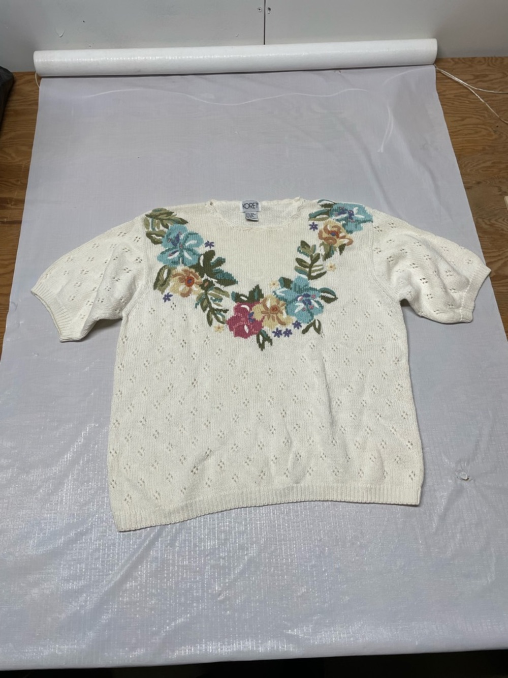 Koret Cream Knit Top
